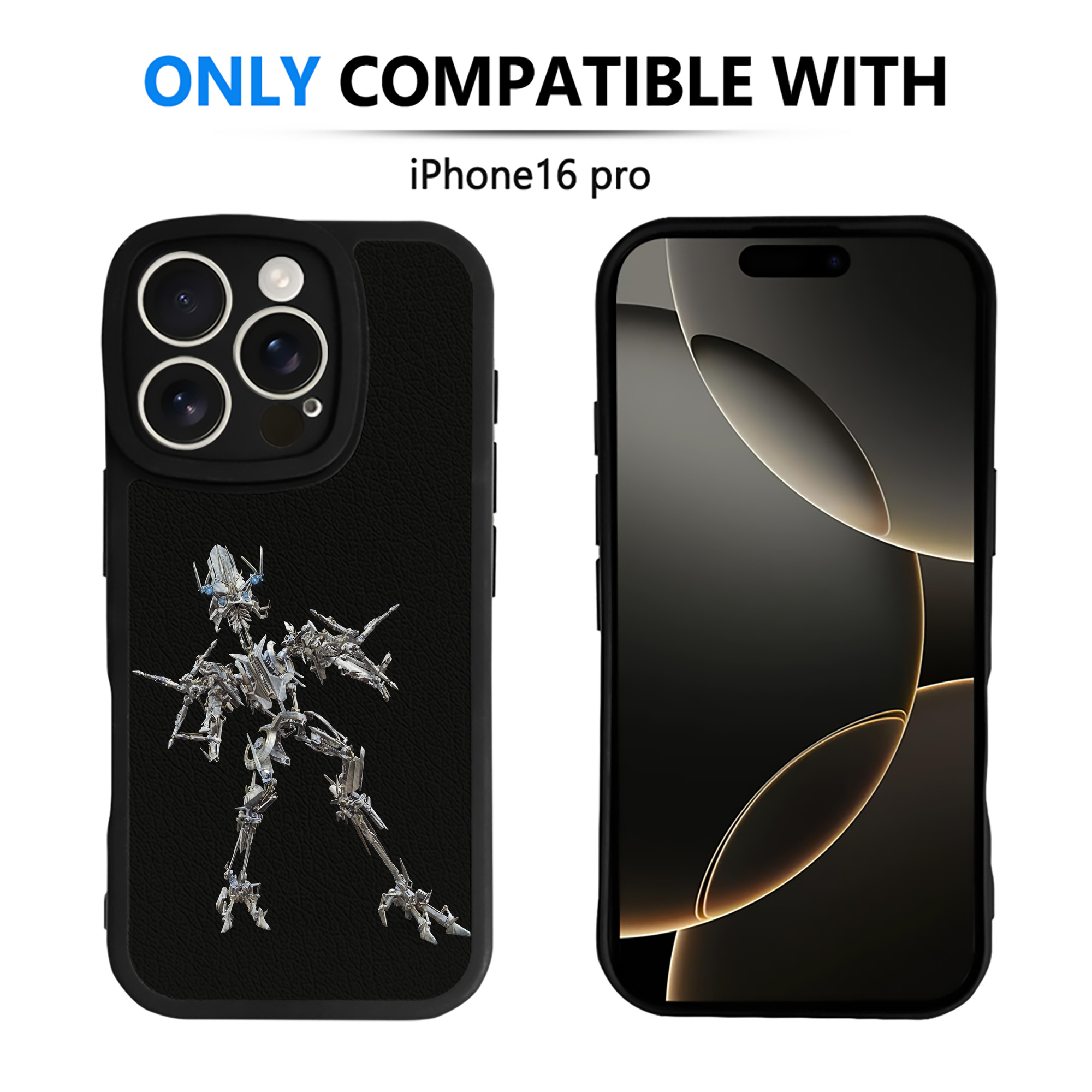 （画像用）  【iPhone 16シリーズ対応】シリコンスマホケース（レザー調） 材質：シリコン